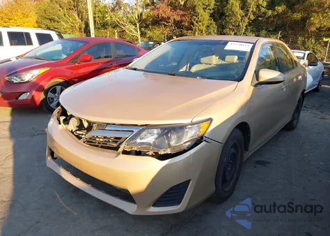 2012 Toyota Camry Le из США, поврежденный, VIN 4T1BF1FK2CU088564